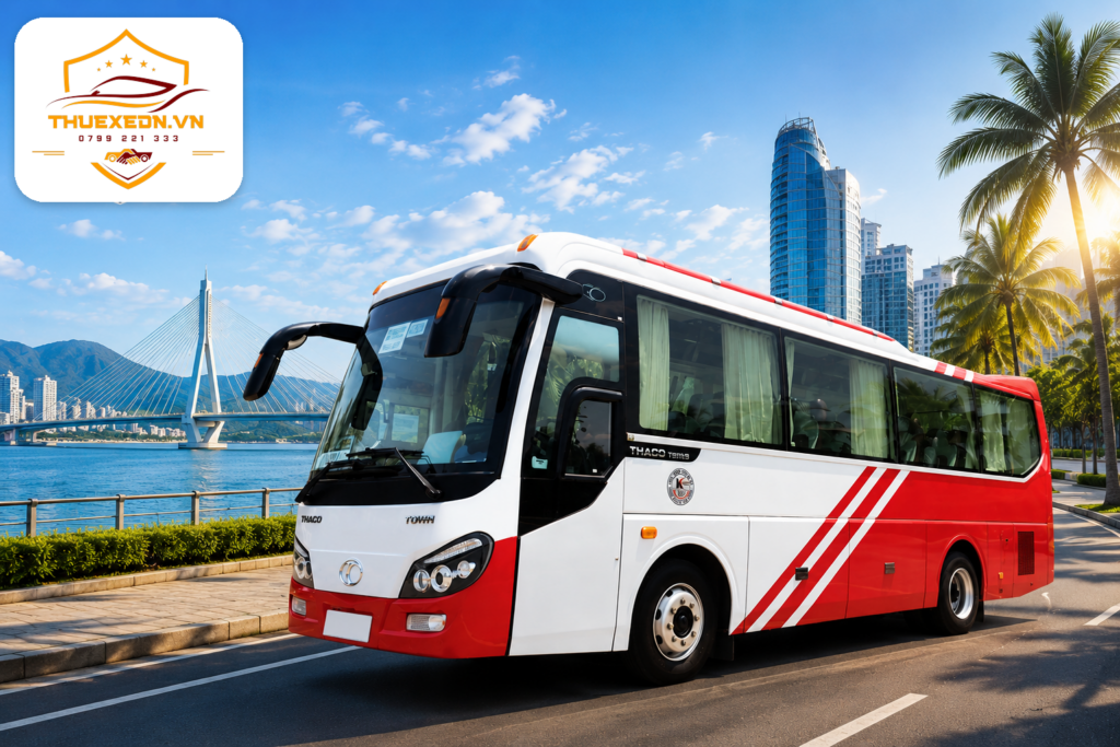 Thuê xe 29 Chỗ Đà Nẵng đời mới - giá tốt cho đoàn 2 Khách hàng có thể lựa chọn các dòng xe phù hợp với nhu cầu